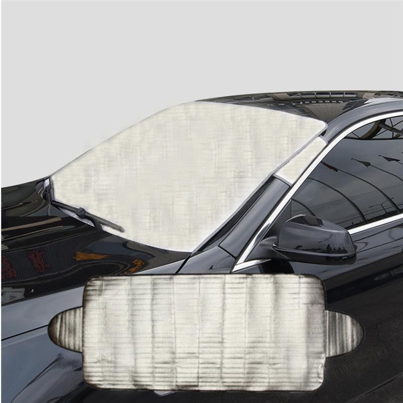 Car Windscreen Frost Cover 150x70cm Ice Snow Sun Shield Silver Winter