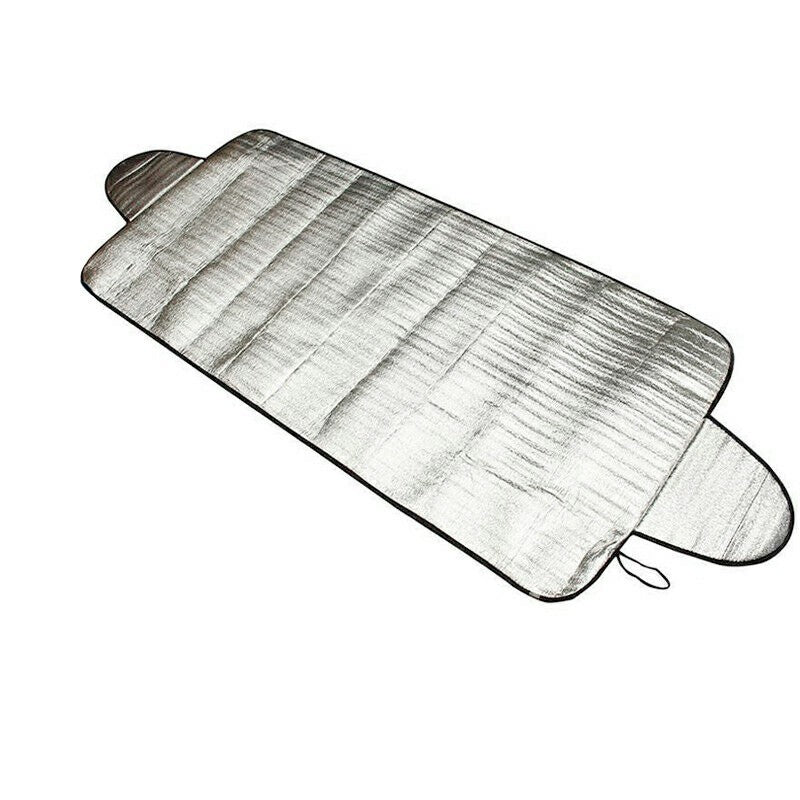 Car Windscreen Frost Cover 150x70cm Ice Snow Sun Shield Silver Winter