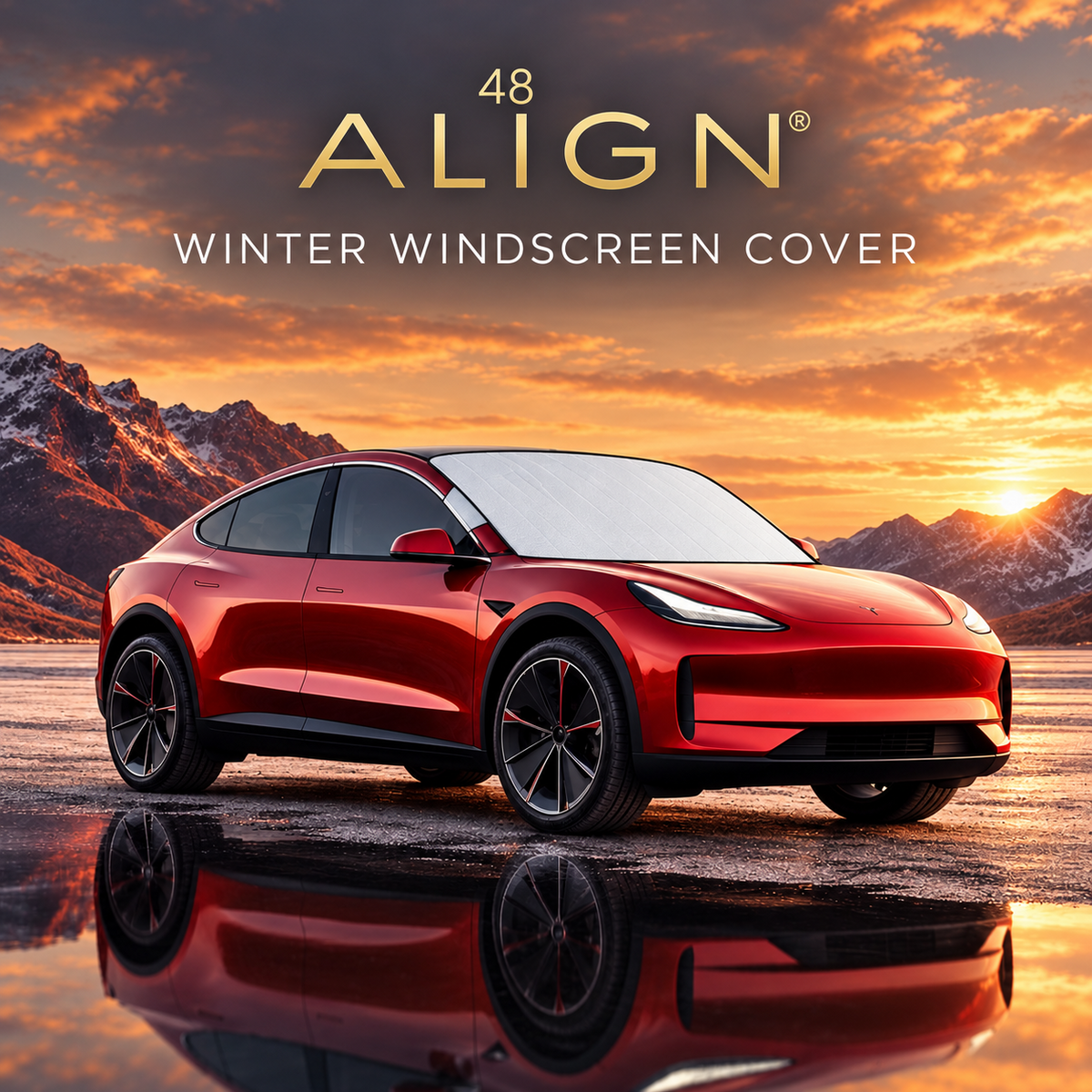 Car Windscreen Frost Cover 150x70cm Ice Snow Sun Shield Silver Winter