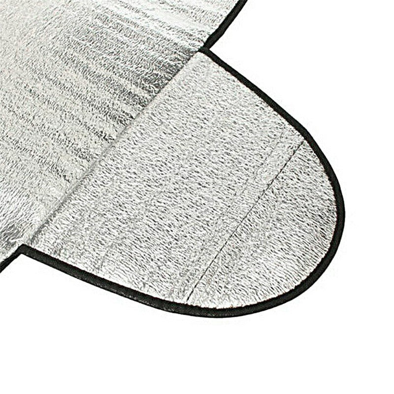 Car Windscreen Frost Cover 150x70cm Ice Snow Sun Shield Silver Winter