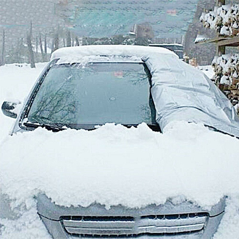 Car Windscreen Frost Cover 150x70cm Ice Snow Sun Shield Silver Winter